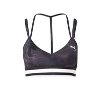 PUMA Sujetador deportivo gris oscuro / negro / blanco, Talla XL