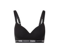 PUMA Sujetador deportivo negro / blanco M negro / blanco