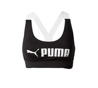 PUMA Sujetador deportivo negro / blanco S negro / blanco