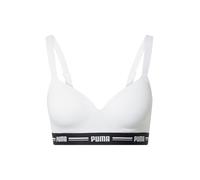 PUMA Sujetador deportivo negro / blanco S negro / blanco
