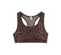 PUMA Sujetador deportivo para mujer 4KEEPS de sujeción media marrón | S