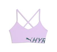 PUMA Sujetador deportivo 'Puma x Hyrox Pwrmode' verde oscuro / lavanda XS EUR