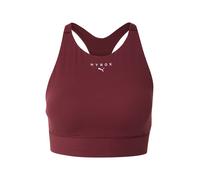 PUMA Sujetador deportivo 'Puma x Hyrox Shapeluxe' rojo vino / blanco M rojo vino / blanco
