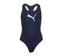 PUMA Bañador Racerback para niña azul oscuro | 164