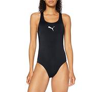 PUMA Swimsuit Traje de baño, Negro (Black), L Mujer