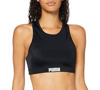 PUMA Swimwear Racerback, Bikini Mujer, Negro, L
