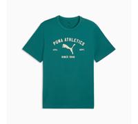 Puma T-shirt grafica Class Maglia a manica corta da uomo emerald ice
