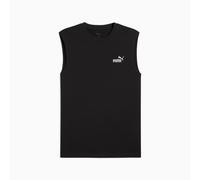 Puma T-shirt senza maniche Essentials con logo N. 1 da uomo Black