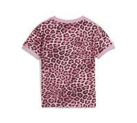 PUMA T7 Leo Luxe Slim Tee Women, Ropa, Poised Rosa/Ruby Shimmer, M M