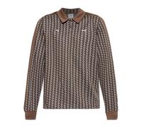 PUMA - T7 Longsleeve Polo - Tops - Hombre - Marrón - S -