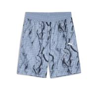 PUMA TAD ESS AOP - Pantalones Cortos Tejidos B Cool Blue