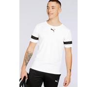 PUMA teamRISE Jersey para hombre de manga corta, Puma White-puma Black-puma White, S