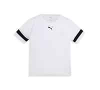 Puma Team Rise Jersey Jr, Puma White-Puma Black-Puma White, 152