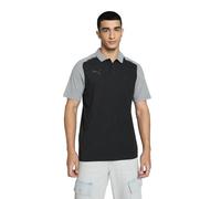 PUMA Teamcup Casuals Polo, Hombre, Negro Black, L