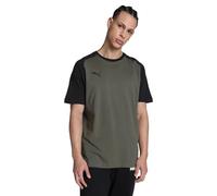 PUMA Teamcup Casuals tee Camiseta, Hombre, Verde Musgo, S