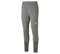 PUMA Teamcup Training Pants Pantalones Ajustados, Hombre, Gris Medio Plano, M