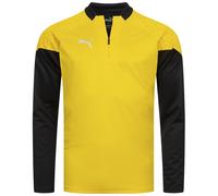 Puma teamCUP Training 1/4 Cremallera Hombre Deporte Ocio Chaqueta Top Gelb Neu