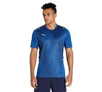 PUMA Teamcup Training Jersey Camiseta, Hombre, Limoges/Peacoat/Blue Atoll, S