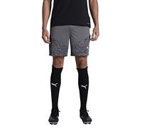 PUMA Teamcup Training Shorts Pantalones Cortos de Punto, Hombre, Gris Medio Plano, XXL