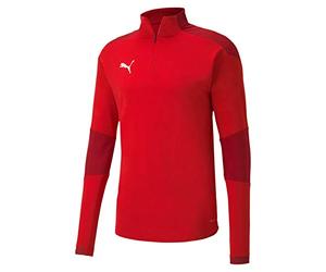PUMA Teamfinal 21 Training 1/4 Zip Top Sudadera, Hombre, Puma Red-Chili Pepper, 3XL