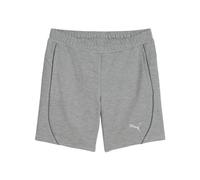 PUMA - teamFINAL Casuals Shorts Wmn, Pantalones Cortos de Punto Adultos Unisex, Medium Gray Heather-PUMA Silver, 658541