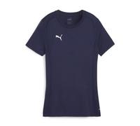 PUMA - teamFINAL Casuals tee Wmn, tee Adultos Unisex, PUMA Navy-PUMA Silver,