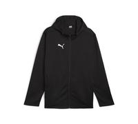 Puma Chaqueta Teamfinal Training Fleece - Forro polar con capucha - Negro/Plateado XL Unisex