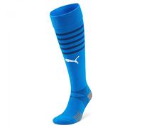 PUMA TeamFINAL - Medias de fútbol (talla 47-49 EU), color azul y blanco