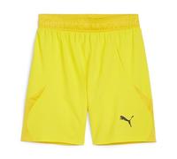 PUMA Teamfinal Shorts, Pantalón corto Unisex adulto, Faster Yellow-puma Black-sport Yellow, S