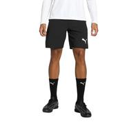 PUMA Teamfinal Shorts, Pantalón corto Unisex adulto, Puma Black-puma White-flat Dark Gray, S