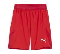 PUMA Teamfinal Shorts, Pantalón corto Unisex adulto, Puma Red-puma White-fast Red, S