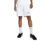 PUMA Teamfinal Shorts, Pantalón corto Unisex adulto, Puma White-puma Black-feather Gray, S