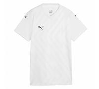 PUMA Teamglory Jersey Wmns Camiseta de fútbol, Blanco Negro, L Unisex Adulto