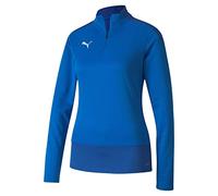 PUMA Teamgoal 23 1/4 Zip Top W Sudadera, Mujer, Electric Blue Lemonade-Team Power Blue, XS