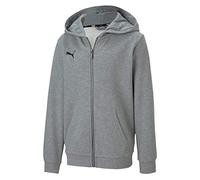 PUMA teamGOAL 23 Casuals Hooded Jacket Jr Sudadera, Unisex niños, Medium Gray Heather, 116