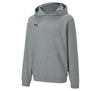 PUMA Teamgoal 23 Casuals Hoody Jr Sudadera, Medium Gray Heather, 116 Unisex niños