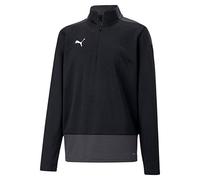 PUMA Teamgoal 23 Training 1/4 Zip Top Jr Sudadera, Niños, Puma Black-Asphalt, 152
