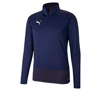 PUMA Teamgoal 23 Training 1/4 Zip Top Sudadera, Hombre, Peacoat/Puma New Navy, L