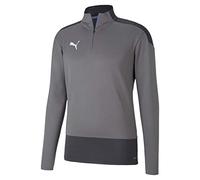 Puma teamGOAL 23 Training 1/4 Zip Top Sudadera, Hombre, Steel Gray/Asphalt, S