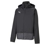 PUMA Teamgoal 23 Training Rain Jacket Jr Chaqueta Impermeable, Niños, Puma Black-Asphalt, 164