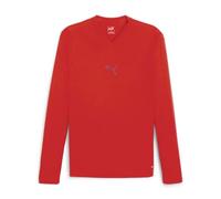 PUMA - teamGOAL Baselayer tee LS, Camiseta de Rendimiento Adultos Unisex, PUMA Red-Fast Red,