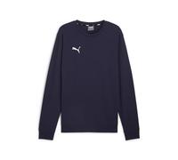 PUMA - teamGOAL Casuals Crew Neck Sweat, Suéter Tejido de los Hombres, PUMA Navy-PUMA White,