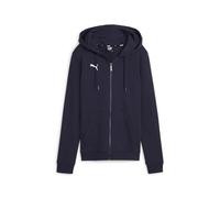 PUMA teamGOAL Casuals Hooded Jacket Wmn Sudor, Mujer, Azul Marino Blanco, M