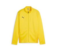 PUMA Teamgoal Chaqueta de Entrenamiento Jr Pista, Amarillo más rápido Black-Sport Yellow, 140 Unisex Adulto