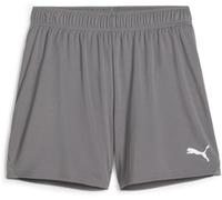 PUMA - teamGOAL Handball Shorts W, Pantalones Cortos de Punto Adultos Unisex, Cast Iron-PUMA White, 706019