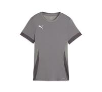 PUMA - teamGOAL Matchday Jersey Wmns, Camiseta de Futbol Adultos Unisex, Cast Iron-PUMA White-Shadow Gray,