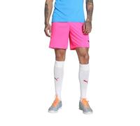 PUMA - teamGOAL Shorts, Pantalones Cortos de Punto Adultos Unisex, Fluro Pink PES-PUMA Black, 705752