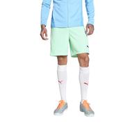 PUMA - teamGOAL Shorts, Pantalones Cortos de Punto Adultos Unisex, Fresh Mint-PUMA Black, 705752