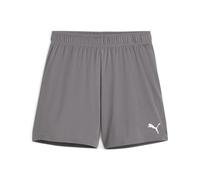 PUMA - teamGOAL Shorts Wmns, Pantalones Cortos de Punto Adultos Unisex, Cast Iron-PUMA White, 705754