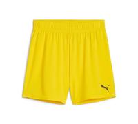PUMA - teamGOAL Shorts Wmns, Pantalones Cortos de Punto Adultos Unisex, Faster Yellow-PUMA Black, 705754